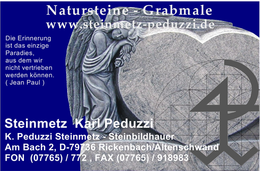 Firmengebäude Karl Peduzzi Steinmetz und Steinbildhauer