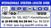 Logo von SPE-LOG  Spedition