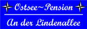 Logo Ostsee-Pension An der Lindenallee