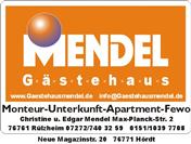 Logo von Gästehaus Christine Mendel