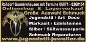 Edelsteinschmuck, Silberschmuck, Brautschmuck, Jugendstilschmuck, Art Deco Schmuck