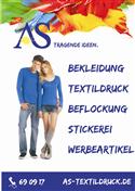 Alles aus einer Hand  Bekleidung Textildruck Stickerei