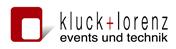 Logo von kluck + lorenz - events und technik