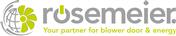 Logo von rösemeier. Your partner for blower door & energy