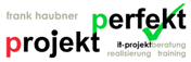 Logo von projektperfekt, inh. frank haubner