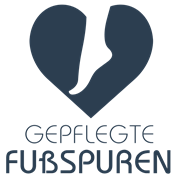 Logo von gepflegte Fußspuren - mobile Fußpflege