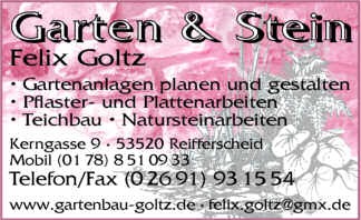 Firmengebäude Garten & Stein Felix Goltz