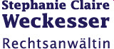 Logo von Rechtsanwältin Stephanie Claire Weckesser