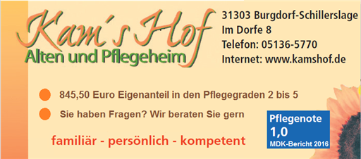 Firmengebäude KAMS HOF - Alten- und Pflegeheim