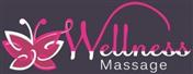Logo Wellnes Massage mit Schmetterling