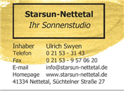 Logo von Sonnenstudio Starsun-Nettetal